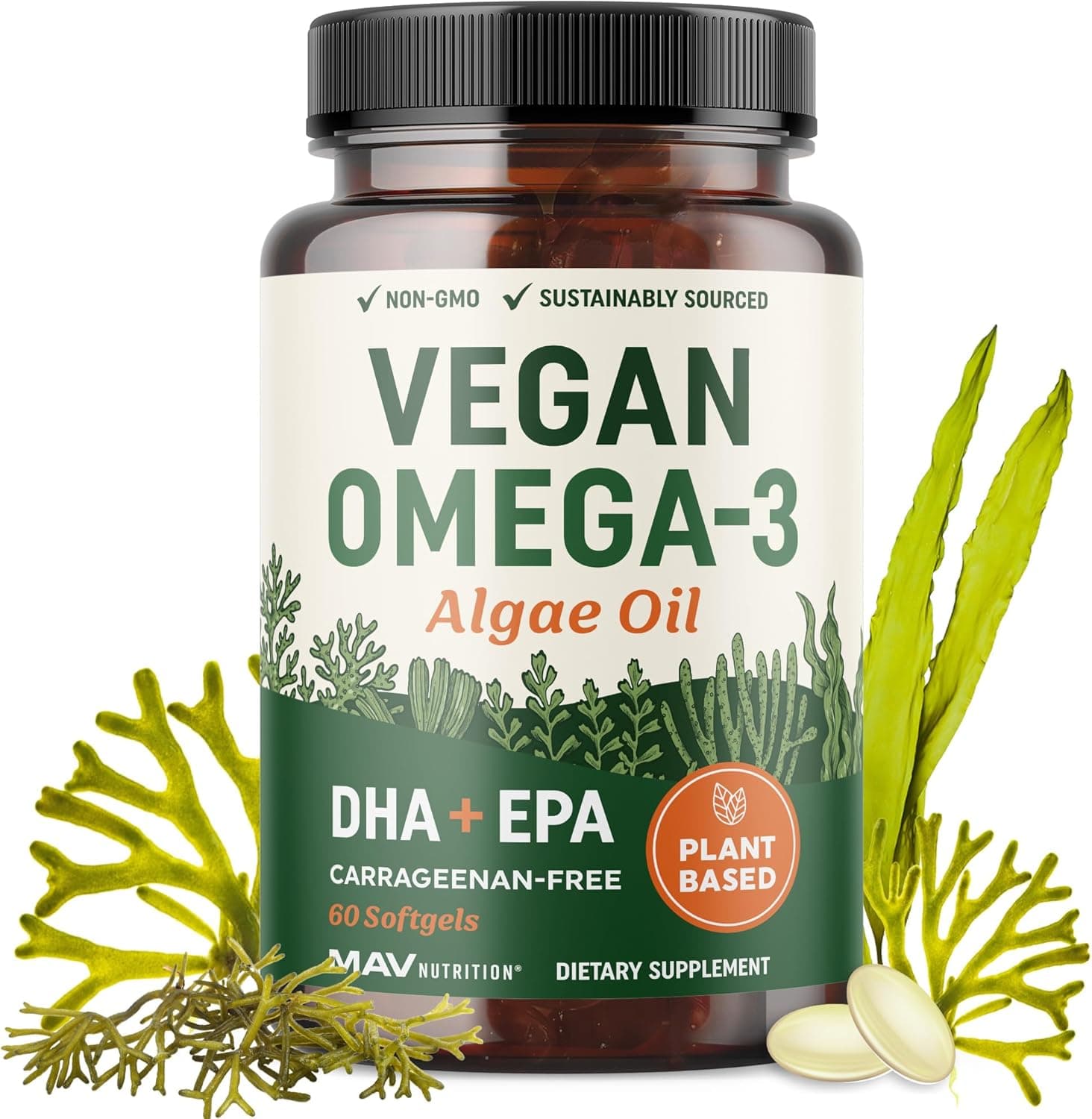 Amazon Elements Vegan Omega-3 from Algae Oil