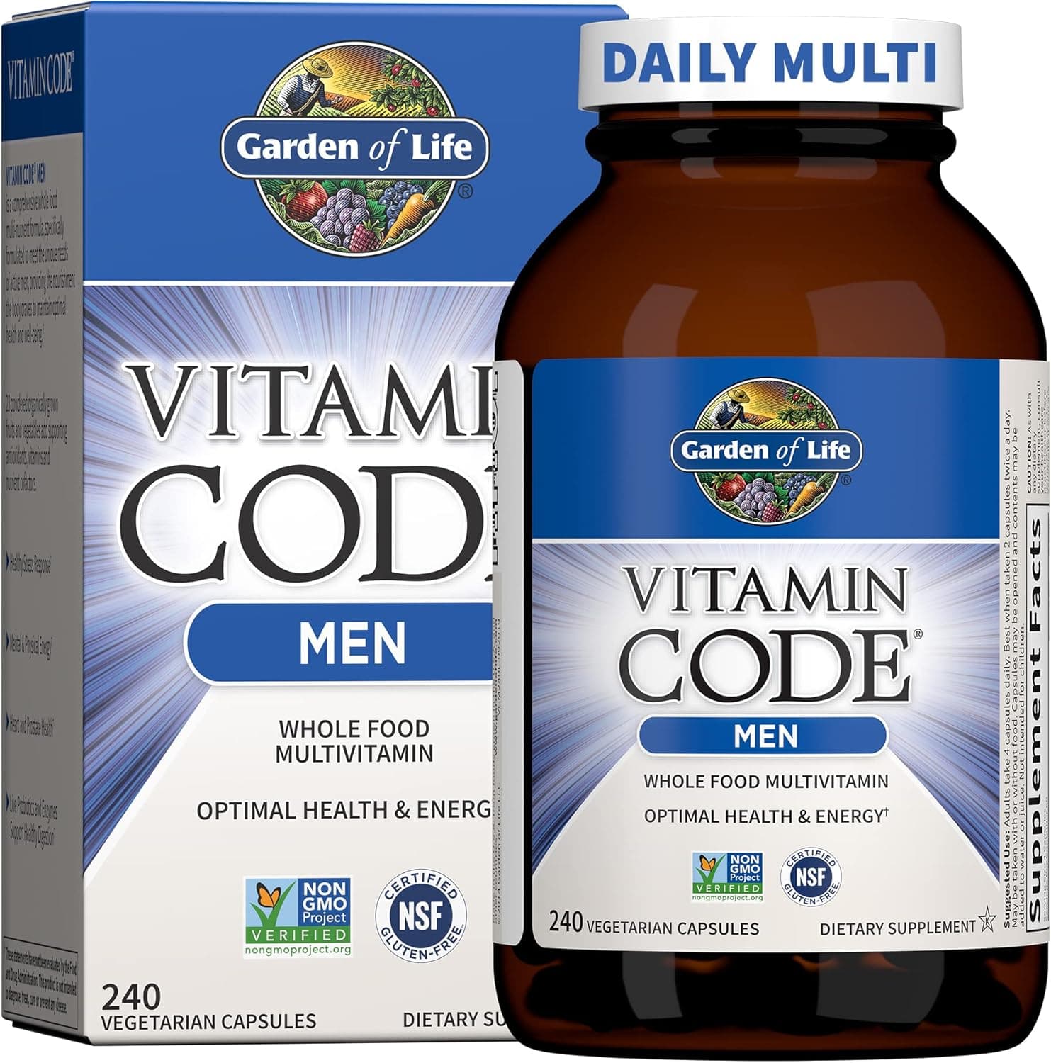 Garden of Life Vitamin Code Raw One for Men
