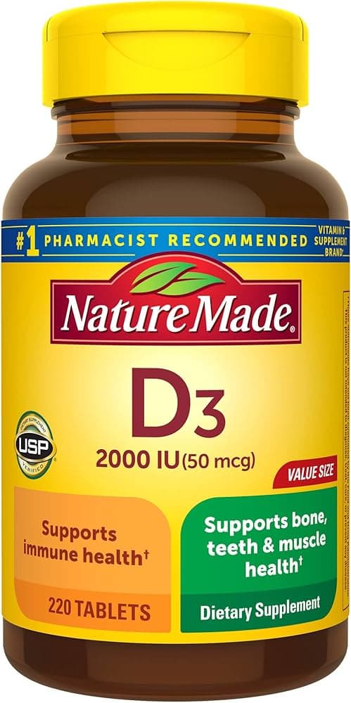 Nature Made Vitamin D3 2000 IU