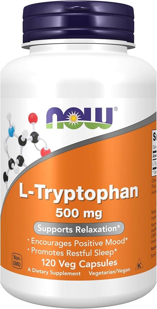 NOW Foods NOW L-Tryptophan 500mg