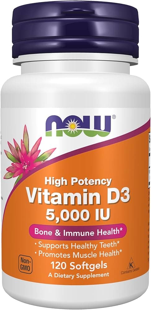 NOW Foods NOW Vitamin D3 5000 IU