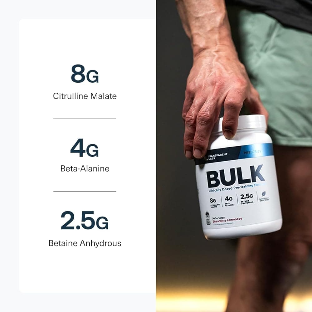 Transparent Labs PreSeries BULK